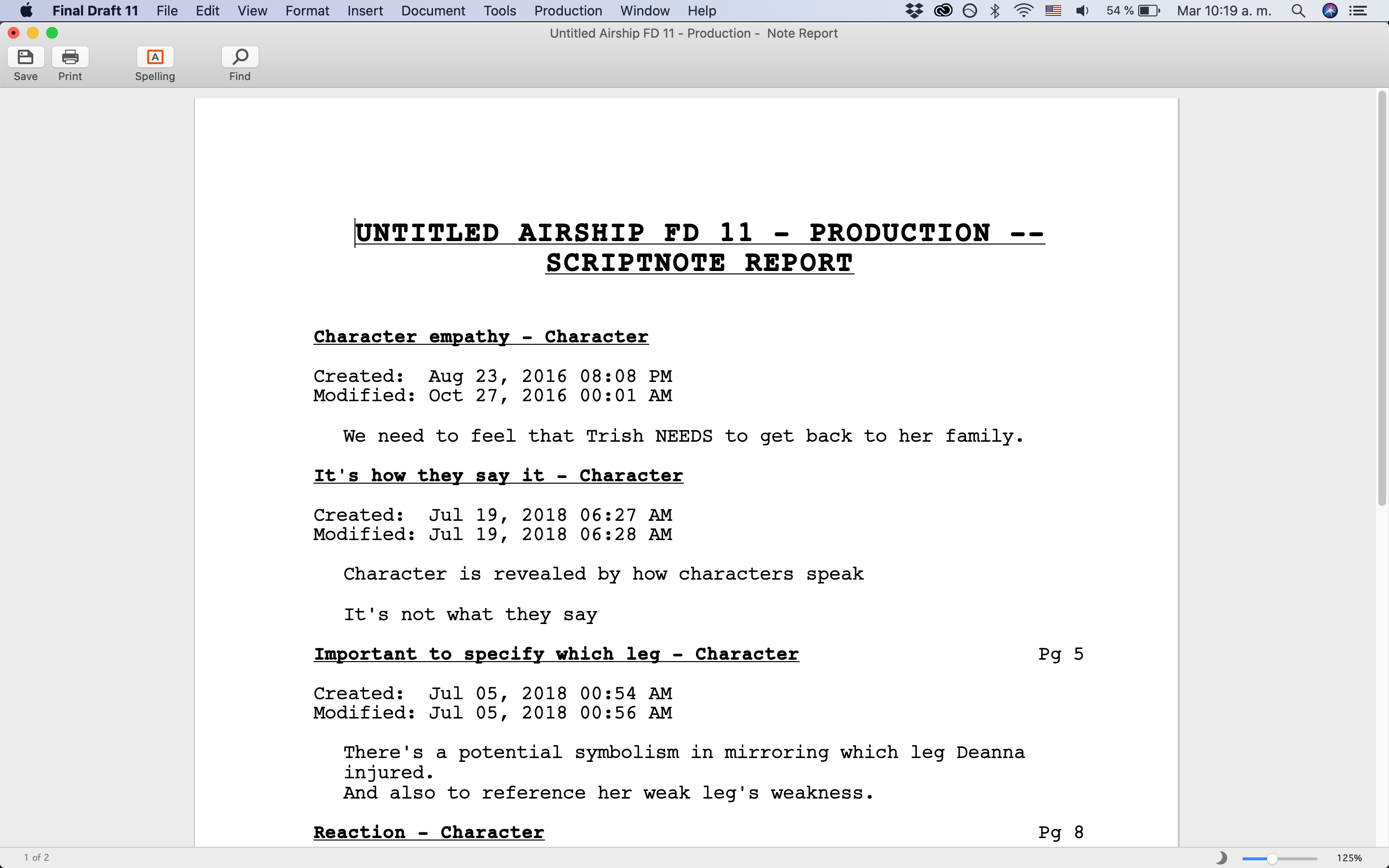 Reports In Final Draft 12 Bela Lampert