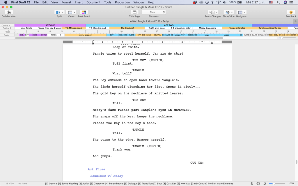 Using And Customizing The Final Draft 12 User Interface Bela Lampert