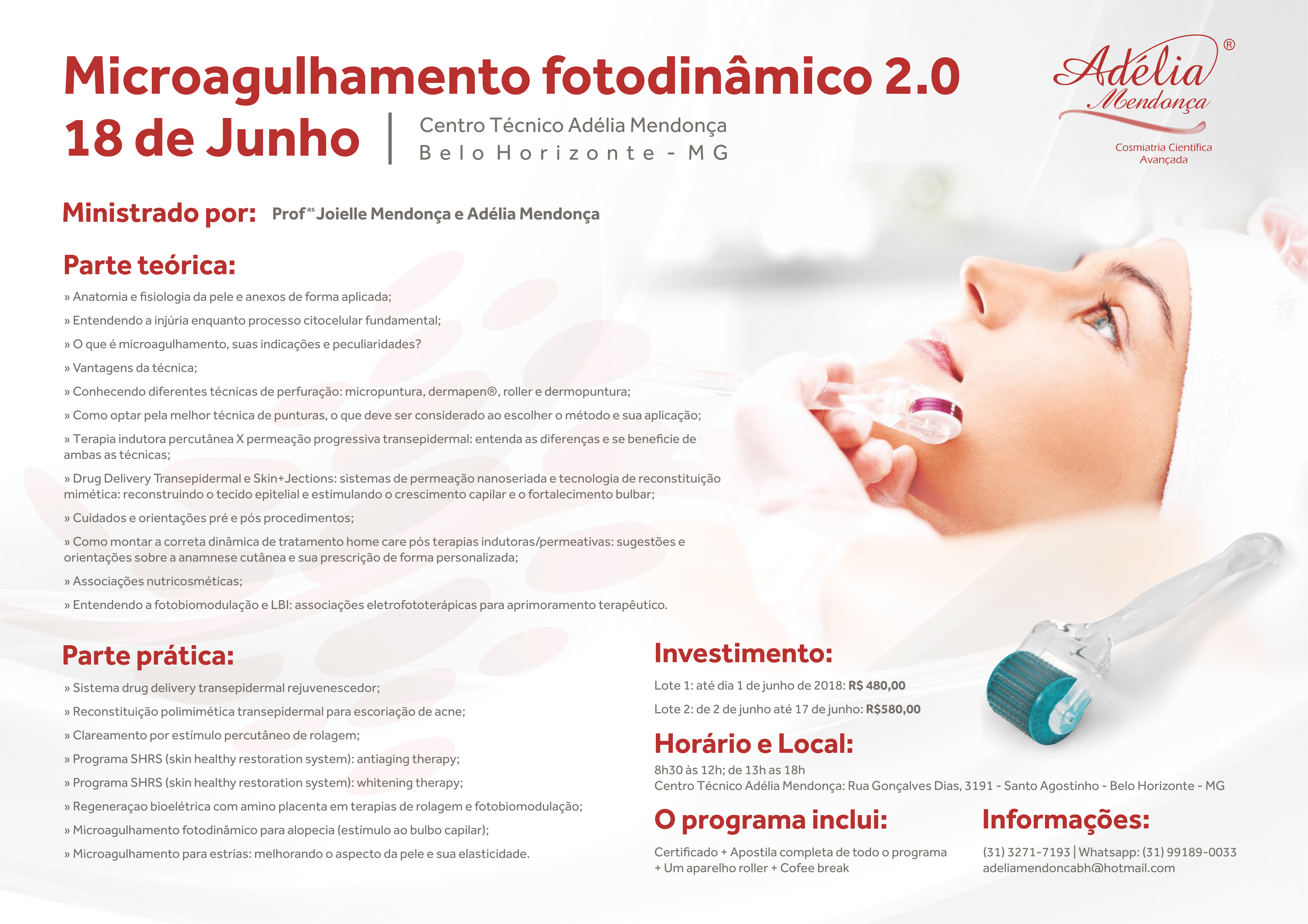 Curso de Microagulhamento fotodinÃ¢mico 2.0 O seu portal de beleza na