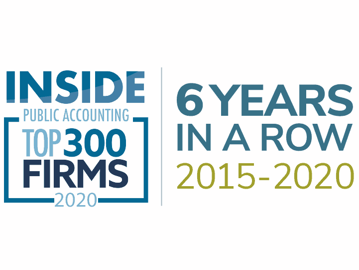 2020 Top 300 Firm Inside Public Accounting Delaware CPA