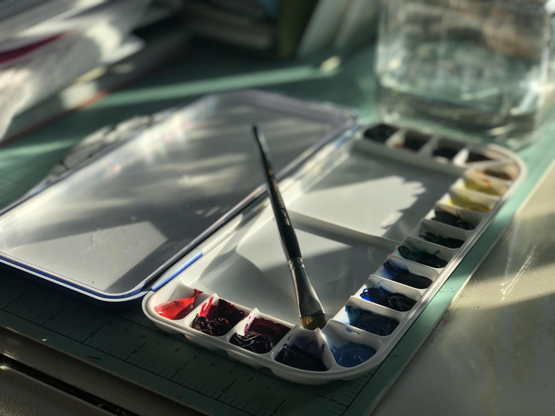 Watercolor Painting Travel Kit Belinda Del Pesco