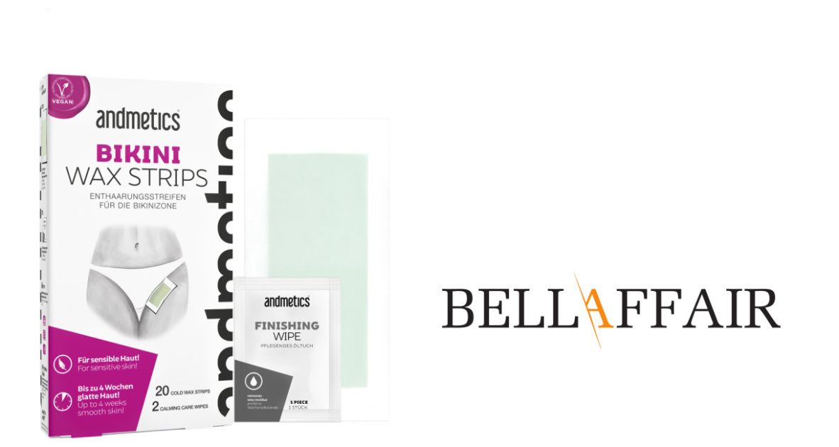 andmetics Bikini Wax Strips