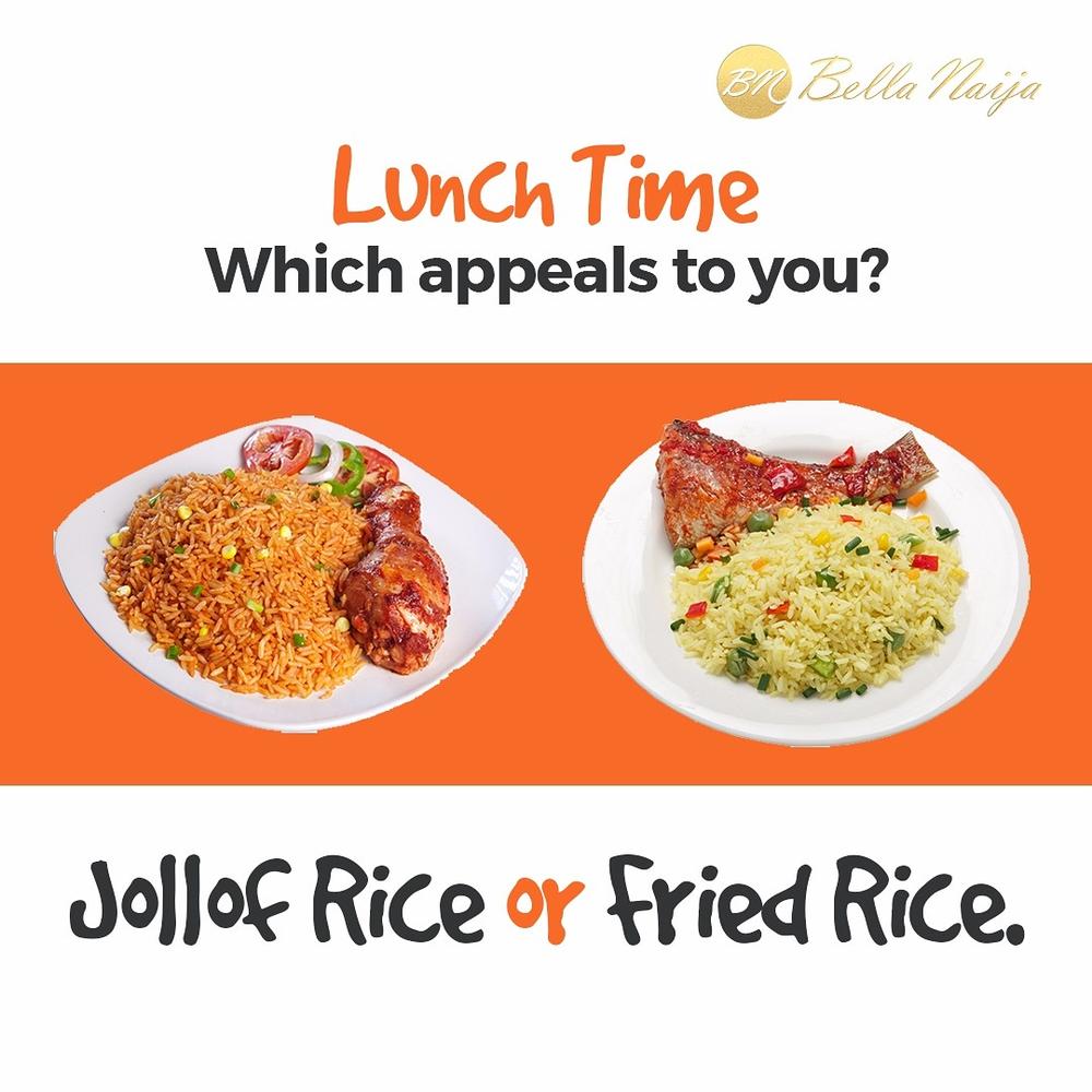 Jollof vs Fried Rice...What team do you rep? BellaNaija