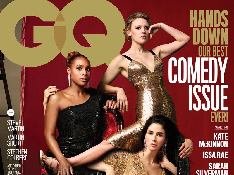 Issa Rae, Kate McKinnon & Sarah Silverman cover GQ's Comedy Issue and