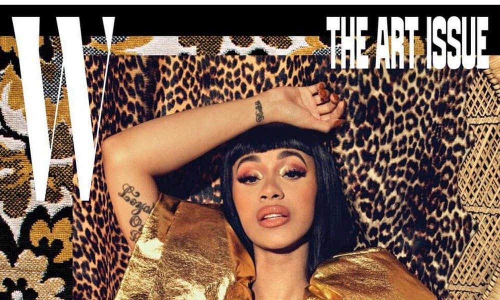 Cardi B Talks Motherhood, Marriage & Career In W Magazine's The Art Issue | Bellanaija