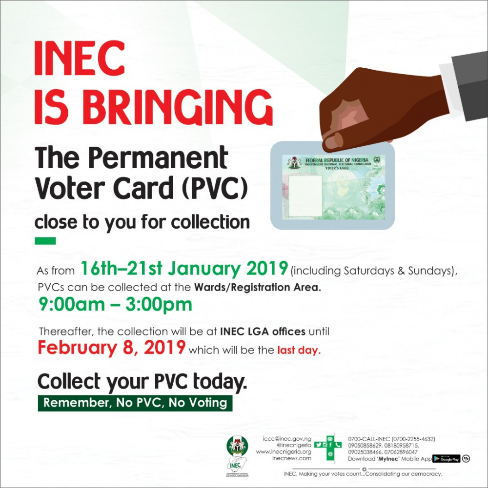 PVCitizen INEC is Bringing You Your Own PVC BellaNaija