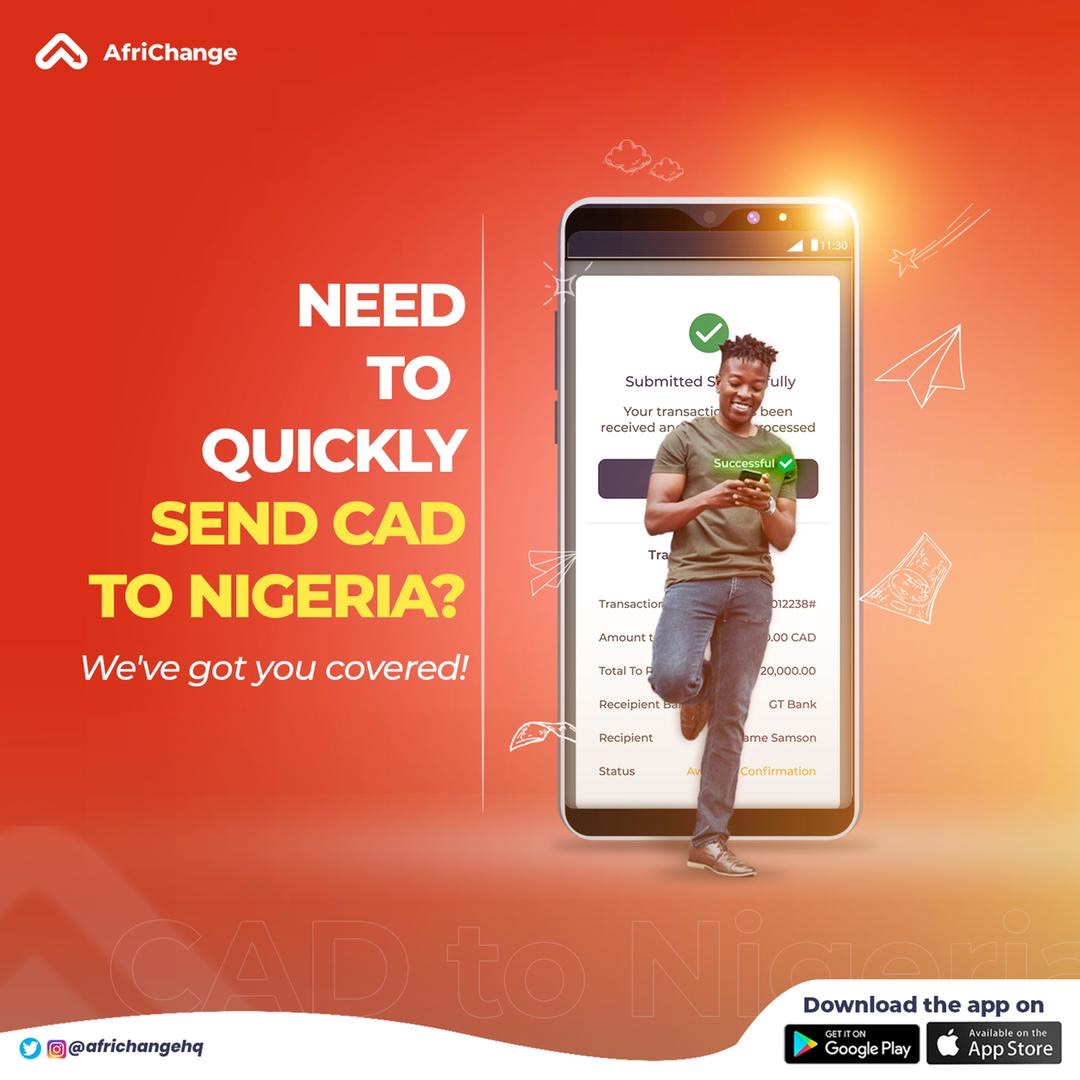 Transfer Money Quickly From Canada To Nigeria With Africhange Vital Gist