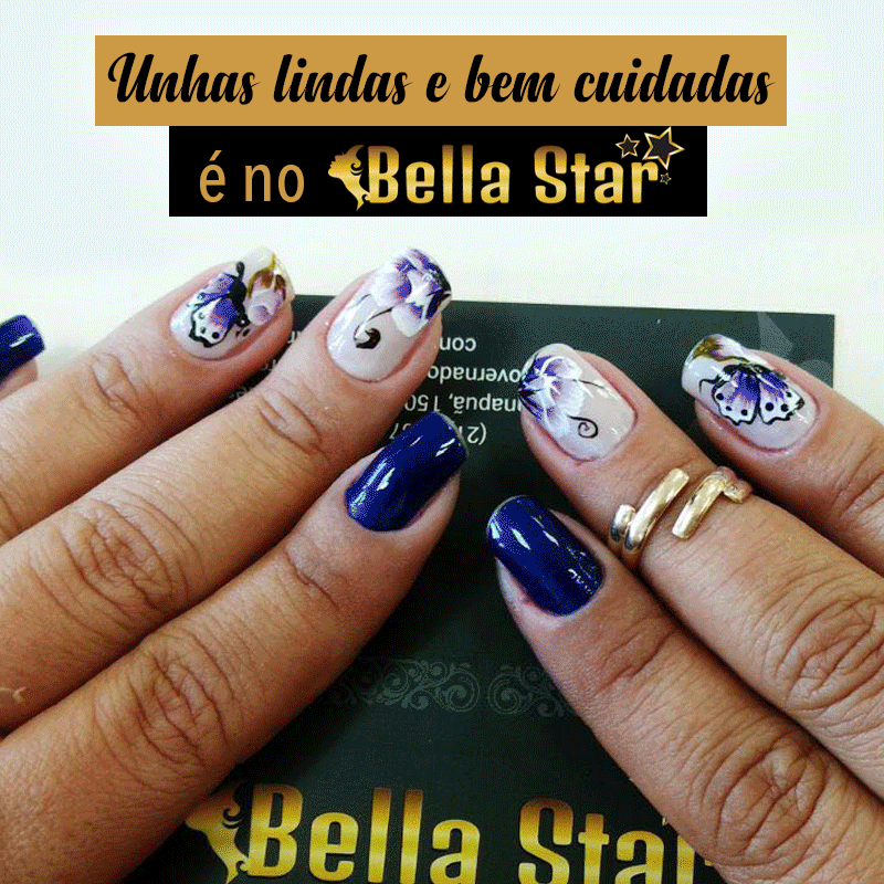 Unhas Decoradas Super Lindas Bella Star Centro de Beleza