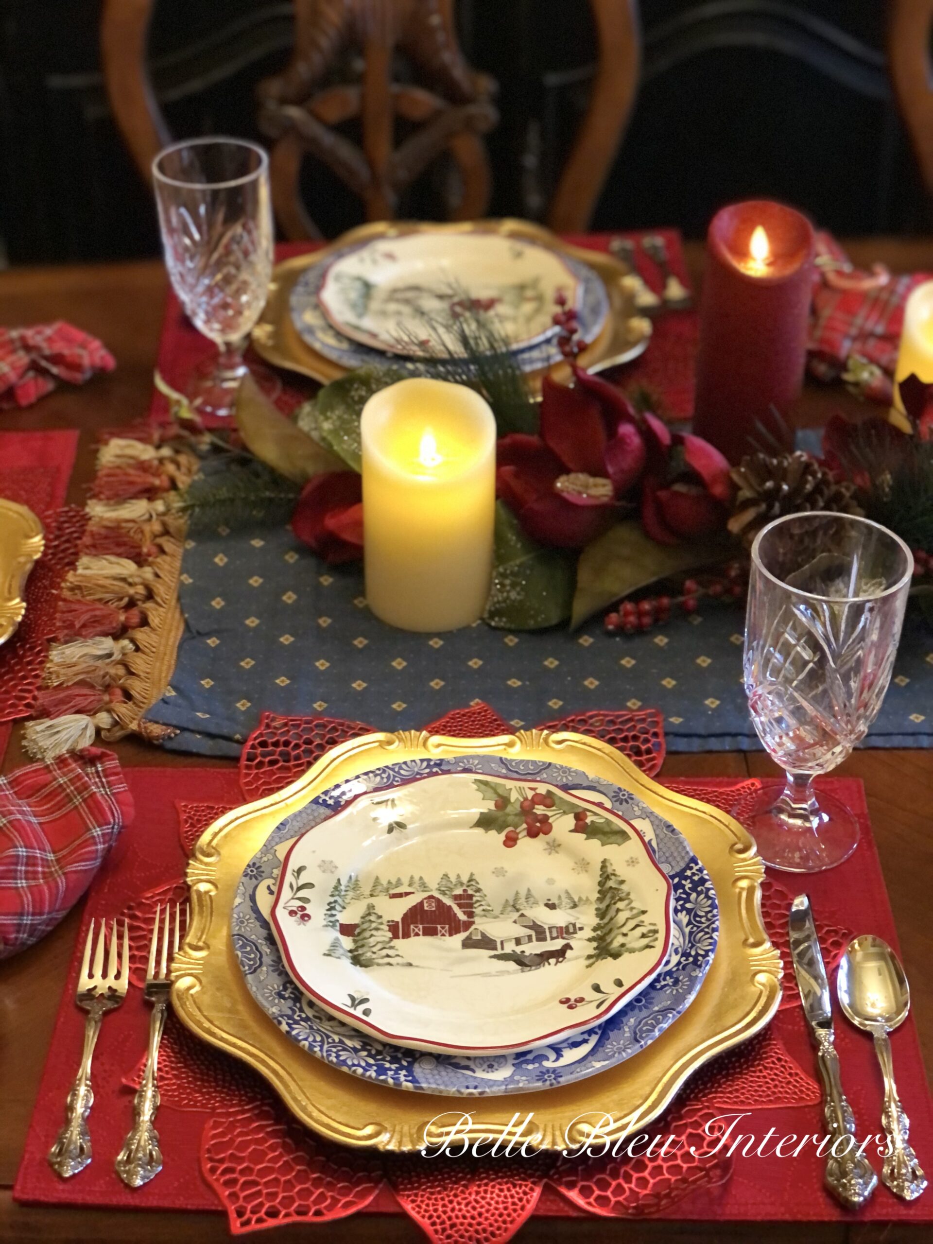 Silver Bell Tablescape - Domestically Blissful