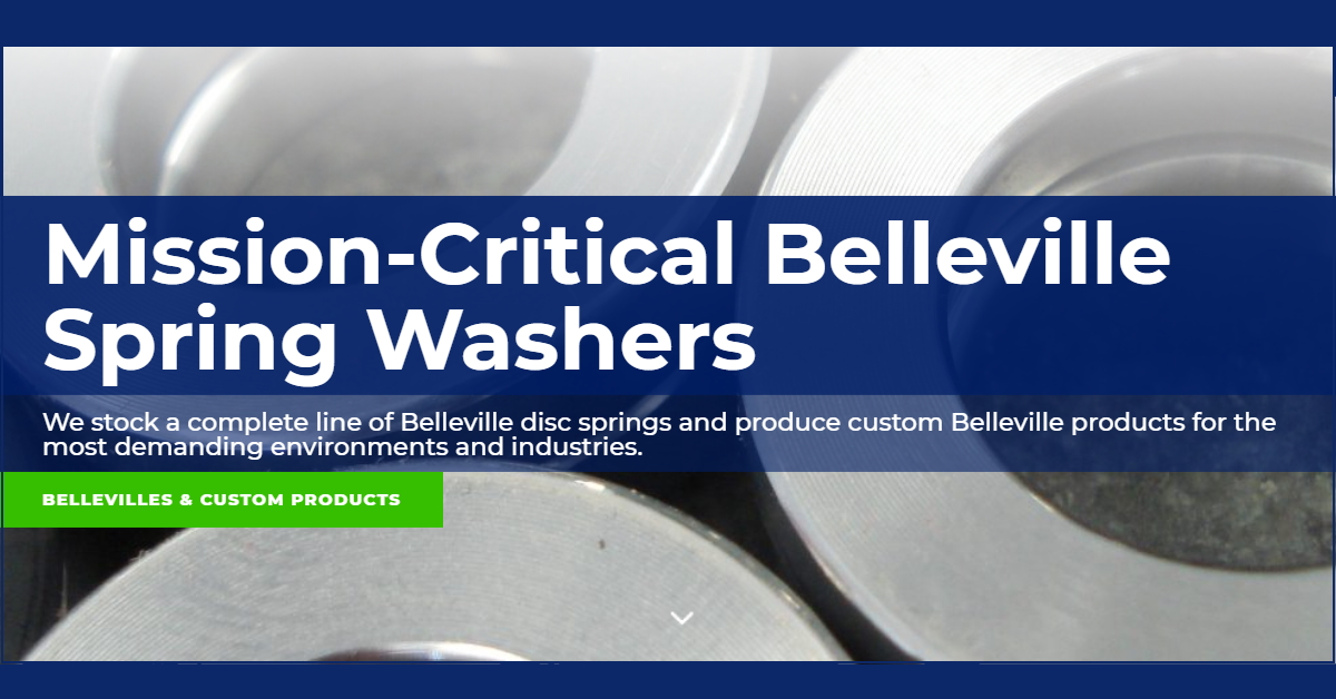 Belleflex technologies High Quality Custom Belleville Products