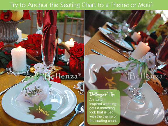 How to Make a Seating Chart for a Rustic Italian Wedding