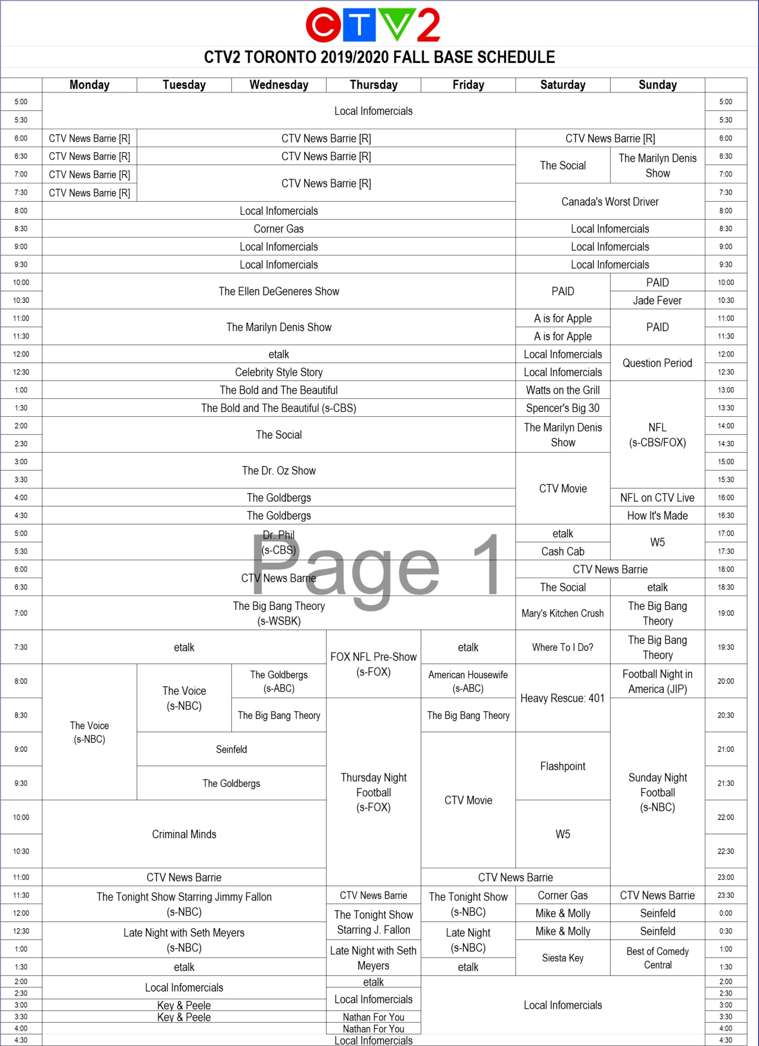 Ctv Christmas Schedule 2023 2019 CTV2 Bell Media