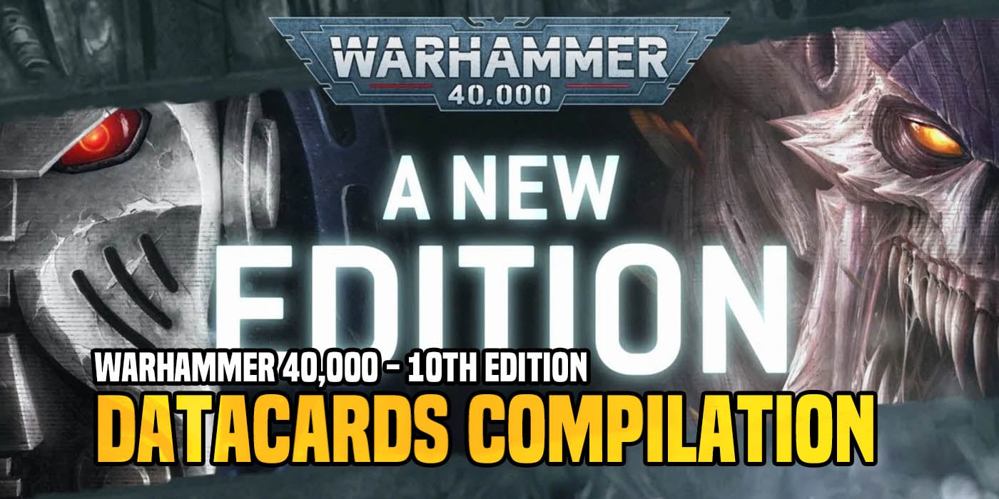 Warhammer 40K 10th Edition All The Datacards Spotted So Far Bell
