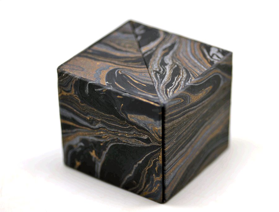 Marbling on handmade Paper products Bell Printers