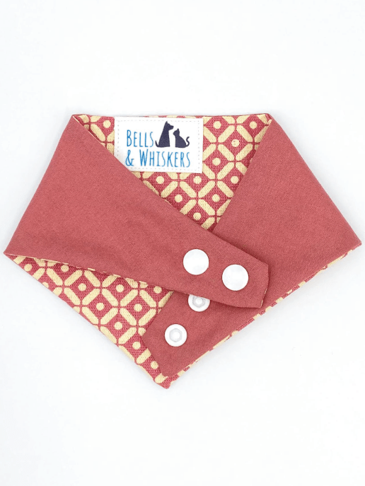 Popper Dog Bandanas Bells & Whiskers Fabric Collars, Leads, Harnesses