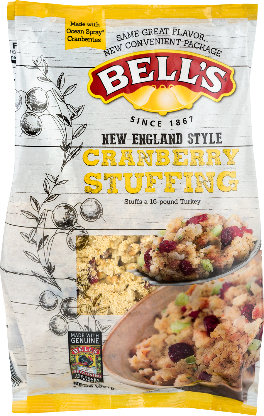 New England Cranberry Stuffing Bell's Seasoning & Foods