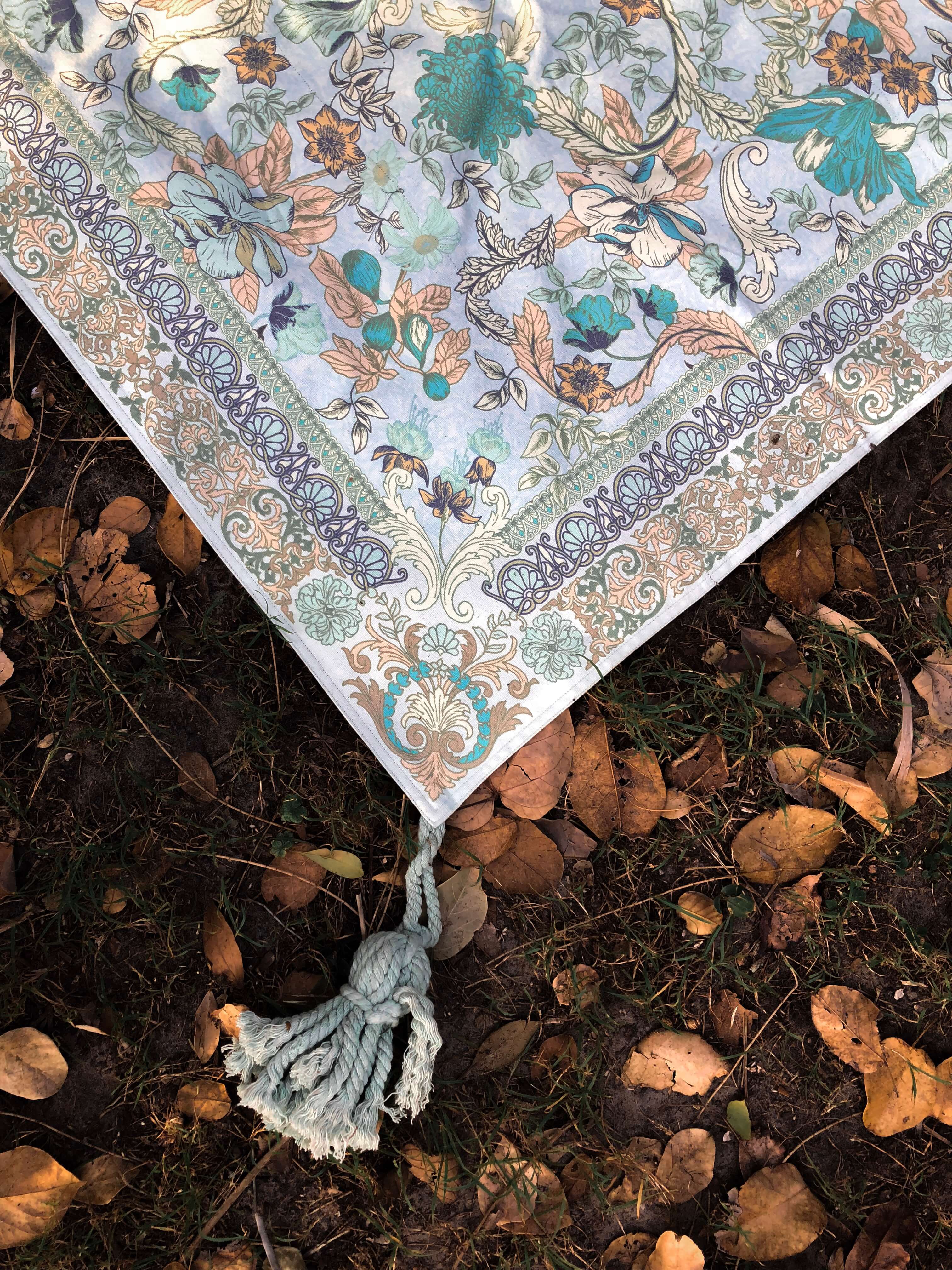Wandering Folk Native Wildflower Picnic Rug Breathe Bell Tents