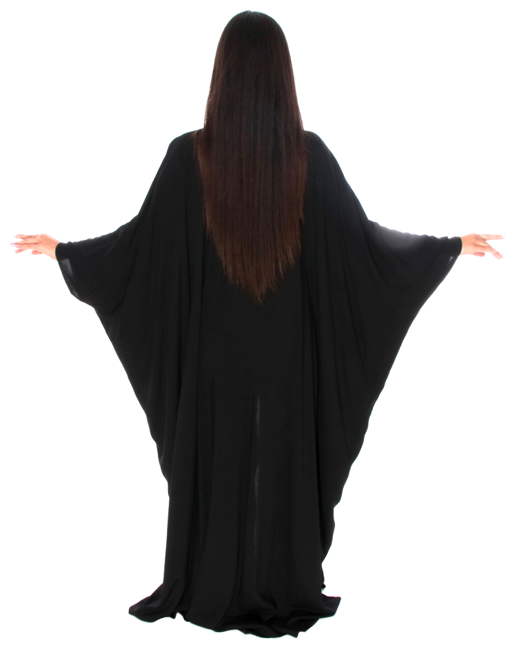 Bedouin Egyptian Robe in Black at