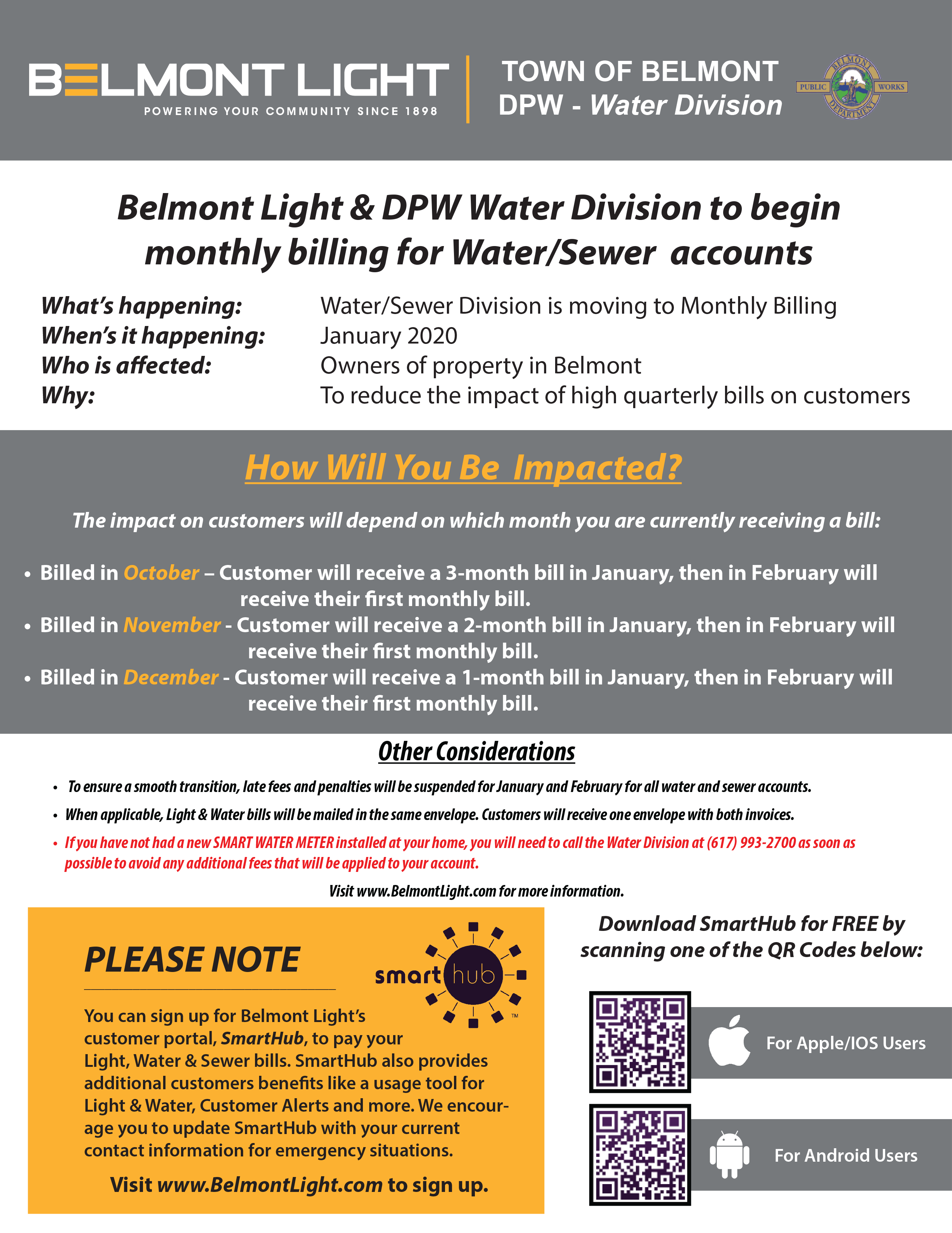 Bill Inserts Belmont Light