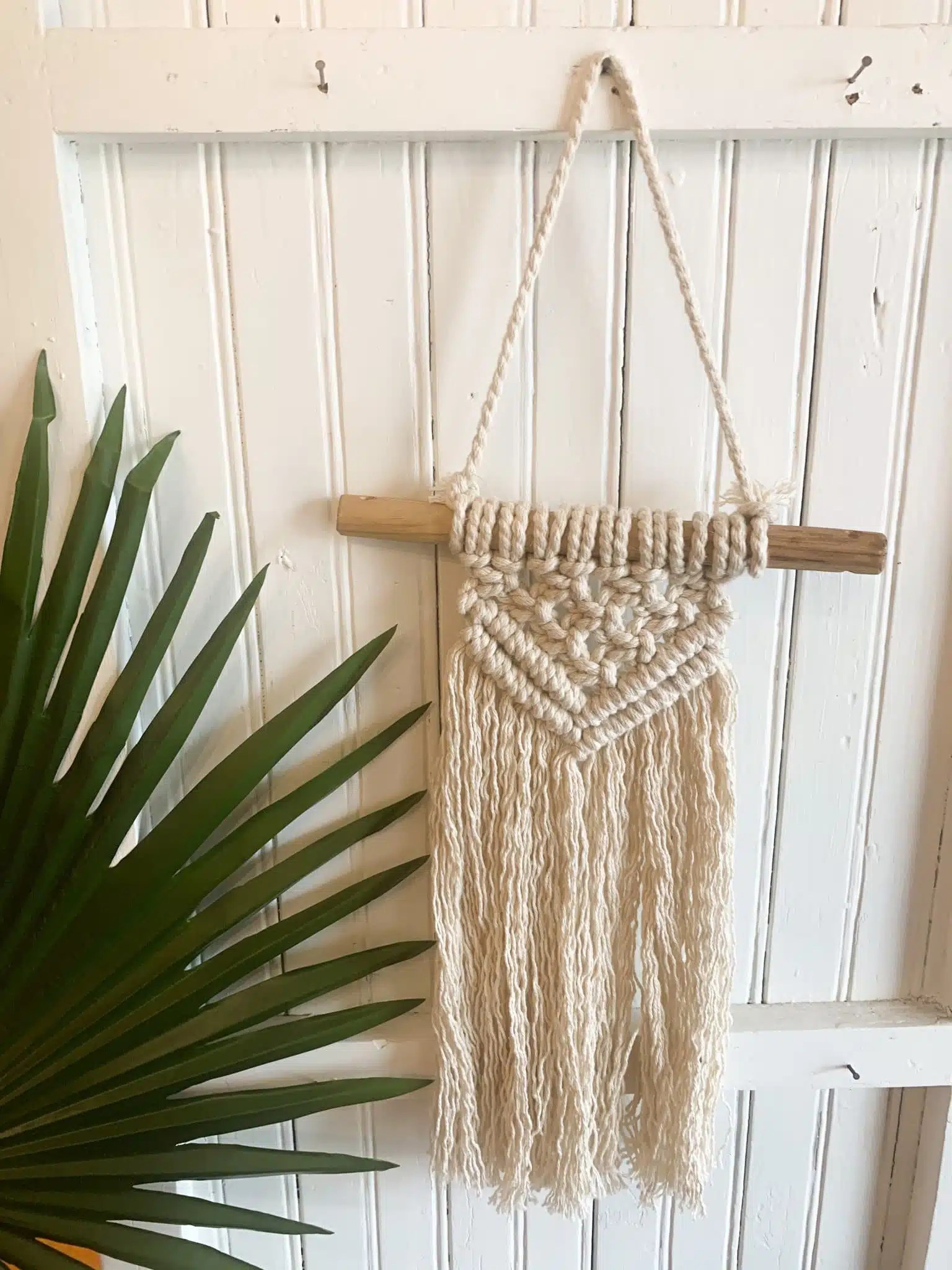 Fiber Arts Macrame Small Macrame Wall Hanging