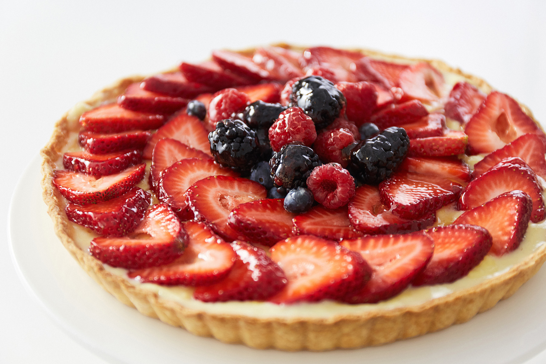 Traditional Glazed Fruit Tart Oven Atelier Makeful