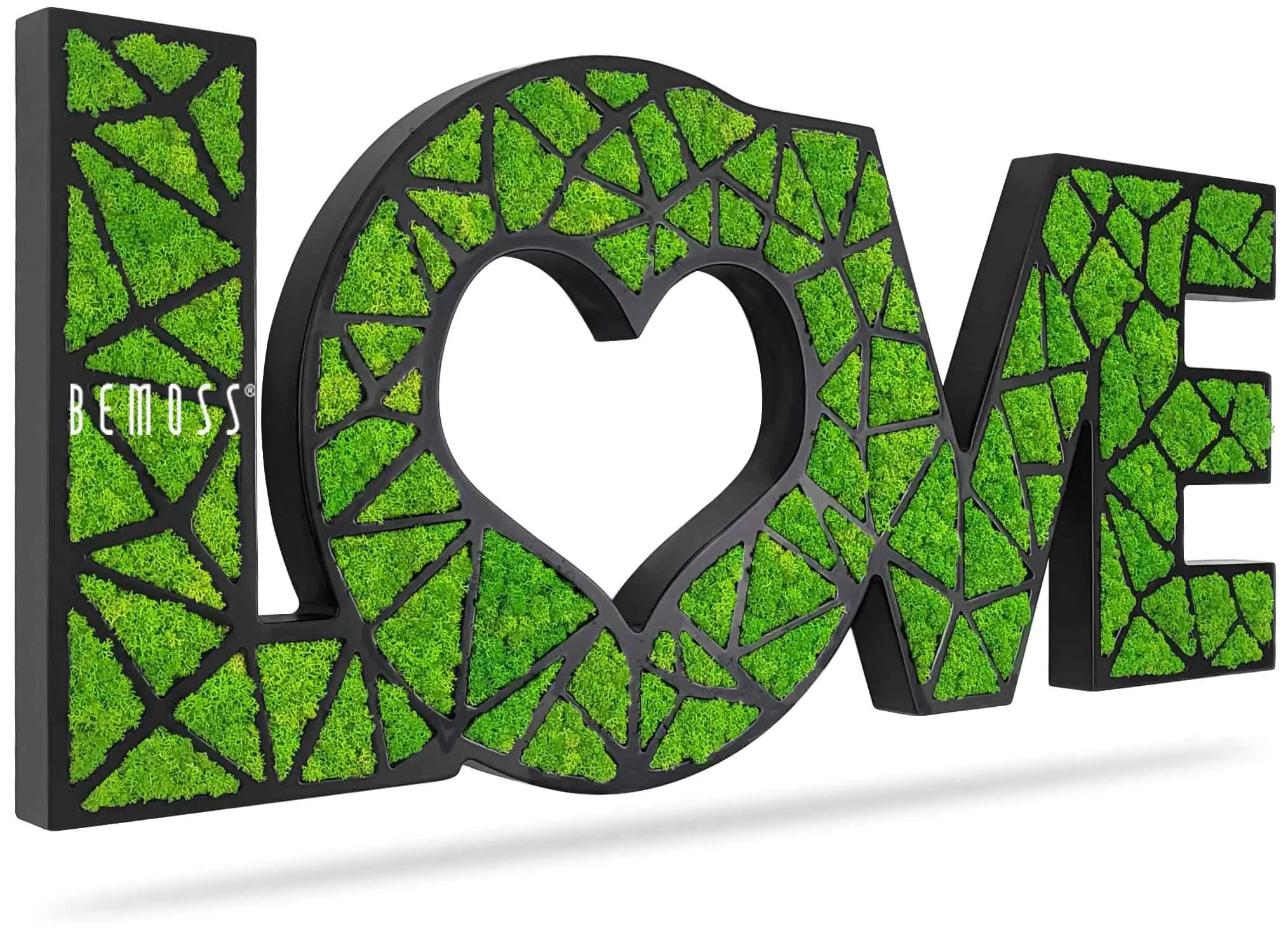 MOSS ART Love (45''x20'') BEMOSS