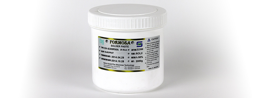 Bleihaltige Lotpaste BenTechnologies Service und Support SMT