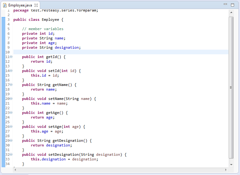 Eclipse IDE How to generate getters and setters ?