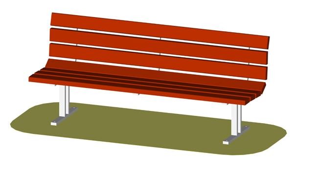 Banc en bois avec piètement métallique Bencotex Banc en bois avec piètement métallique Bencotex