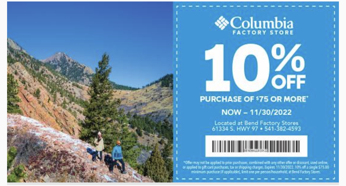 Outlet Mall Bend Oregon Factory Outlets Bend Outlets in Bend