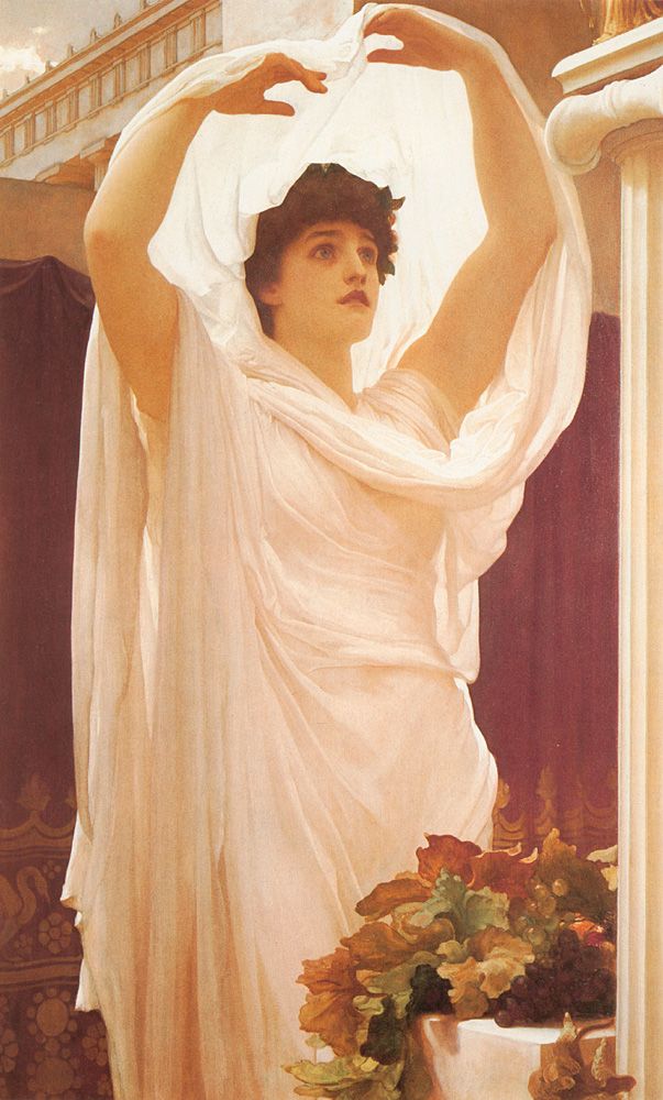 Frederic Leighton gest. 1896, römische Vestalin. Quelle Wikimedia