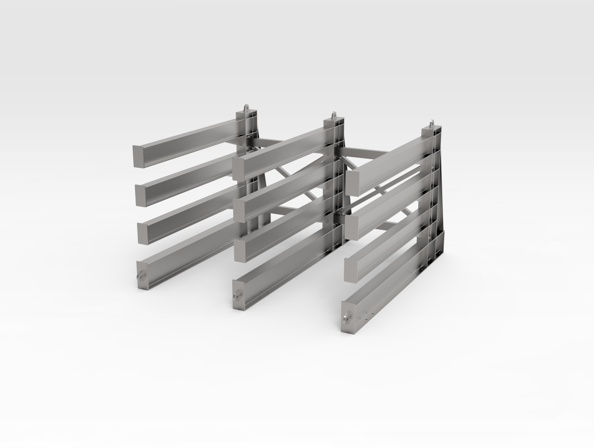 Horizontal Steel Plate Rack Bend Tech Defence