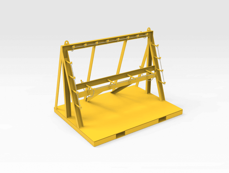 Steel Chain Rack Bend Tech Defence