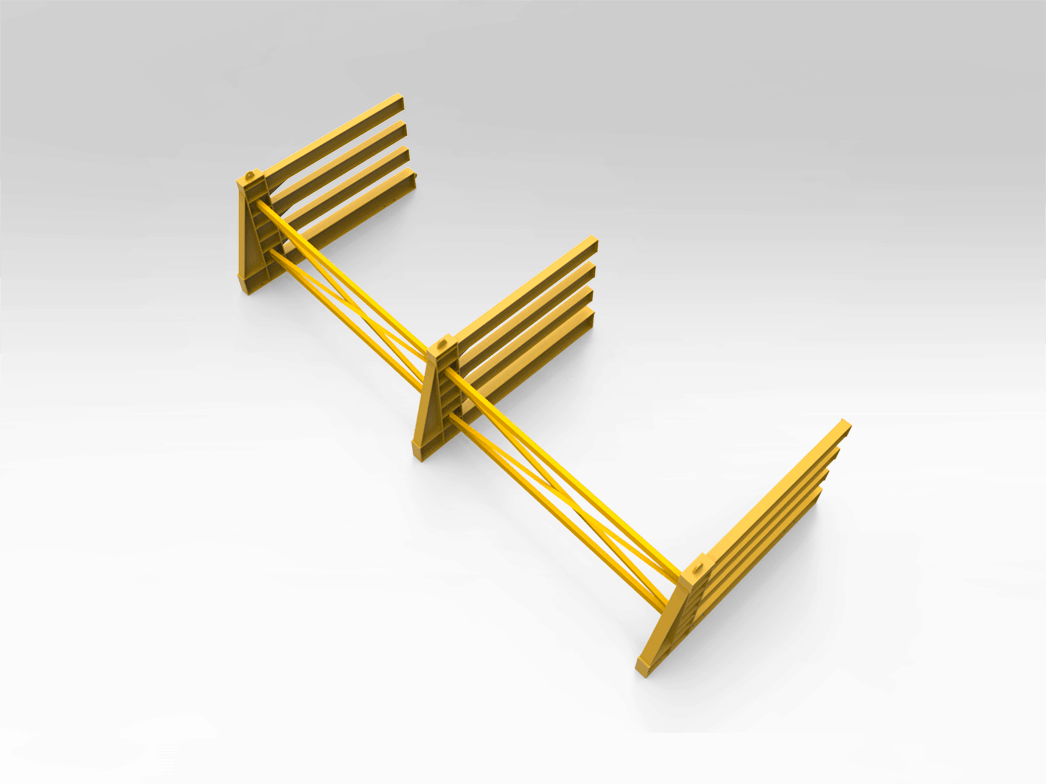 Horizontal Steel Plate Storage Rack Bend Tech Group