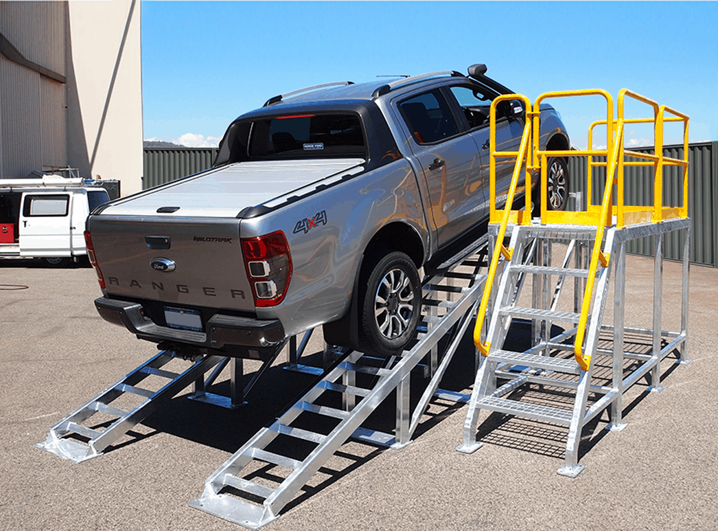 Light Vehicle Washdown Ramp Design Bend Tech Group