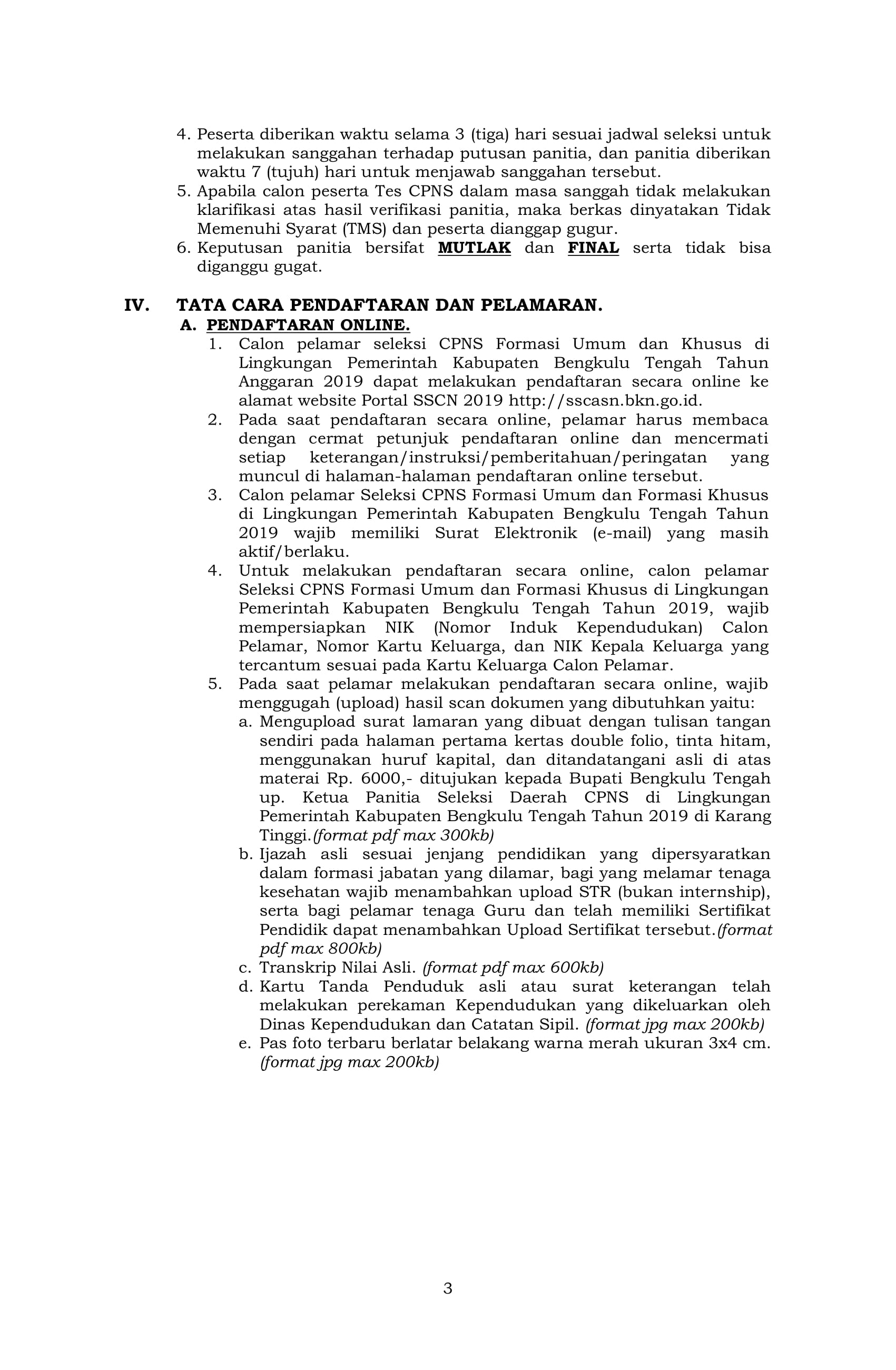 Formasi CPNS Bengkulu Tengah Bengkulutoday Terkini dan Aktual