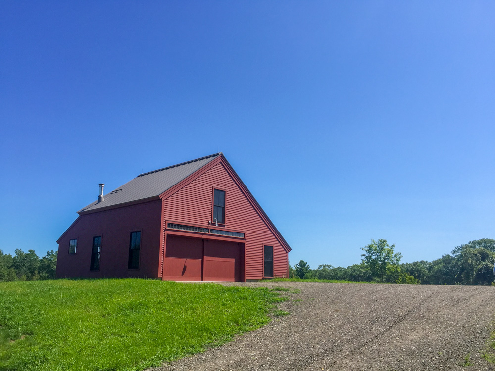 Thwings Point Barn Benjamin and Co Timber Frames and Custom Homes Brunswick, Maine