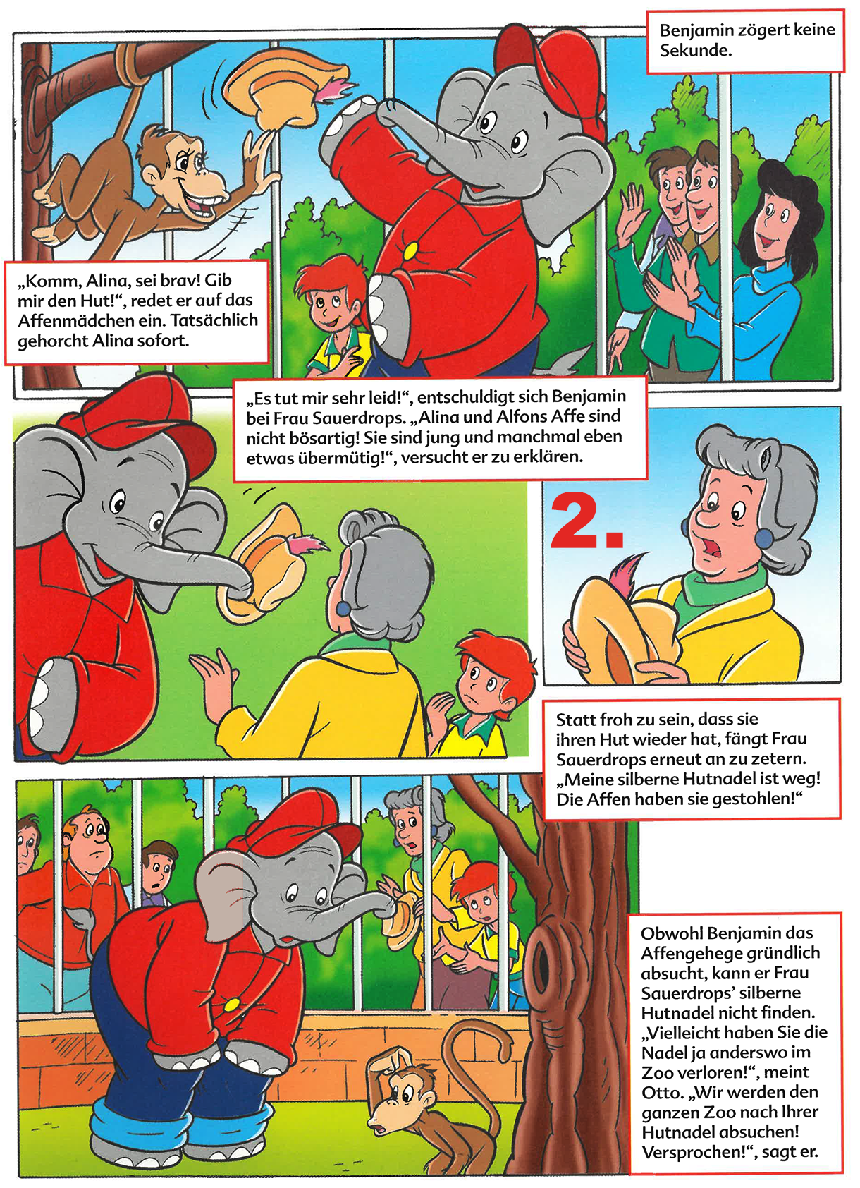 Comic Gewinnspiel Benjamin Blümchen