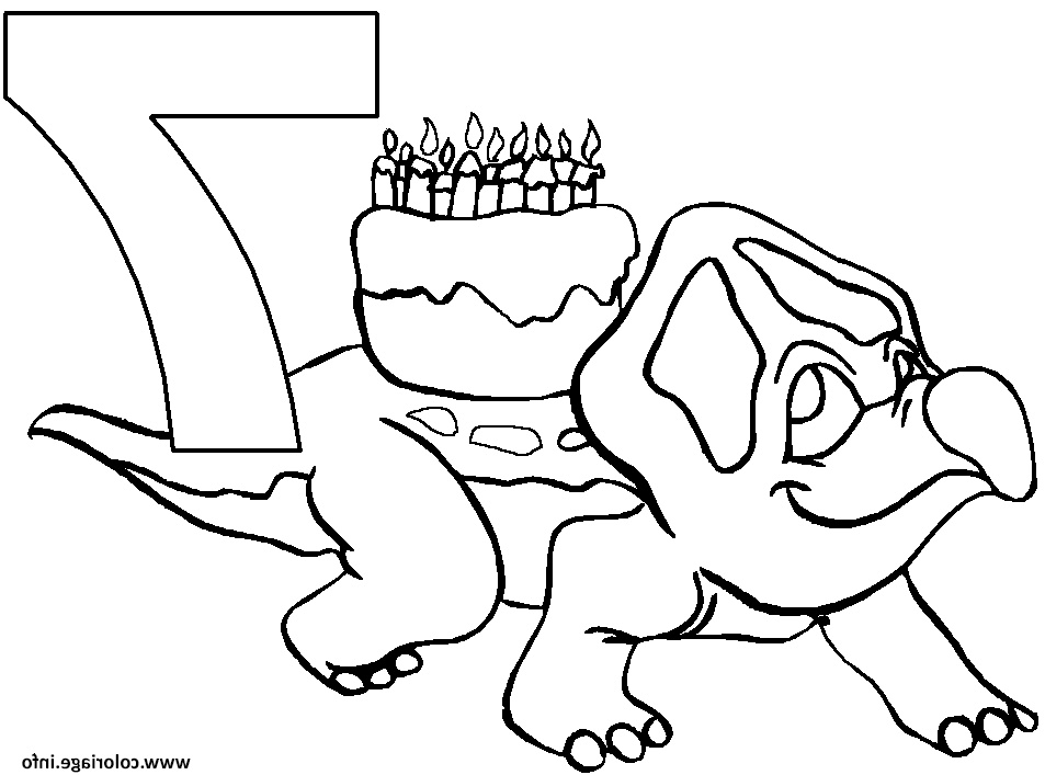 Happy Dessin Beau Photos Coloriage Anniversaire 7 Ans Dessin Coloriage Coloriage