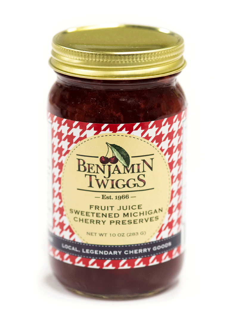Cherry Preserves Fruit Juice Sweetened Benjamin Twiggs