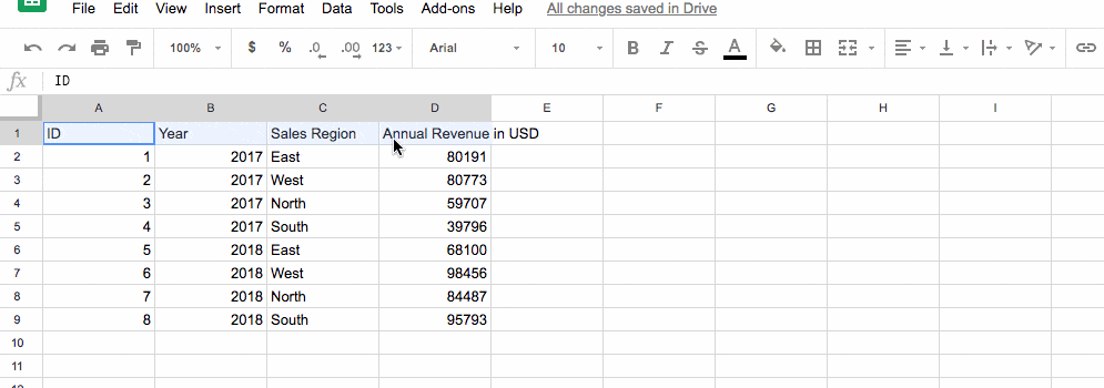 How To Make a Table in Google Sheets, and Make It Look Great