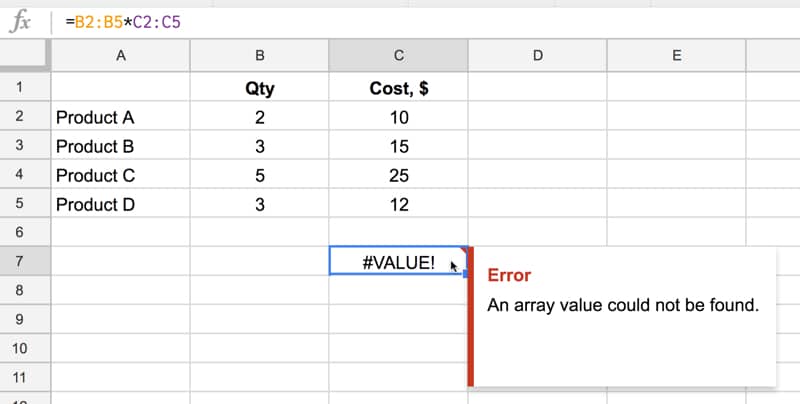 How do array formulas work in Google Sheets? Get the lowdown here.