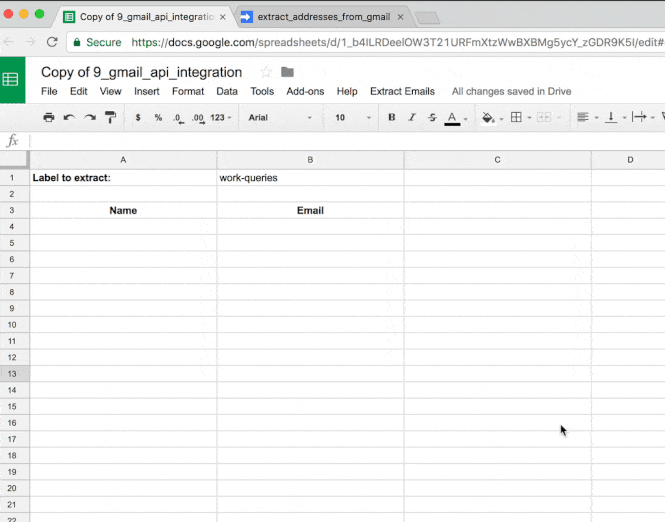 How To Extract Email Addresses Tagged With A Specific Gmail Label