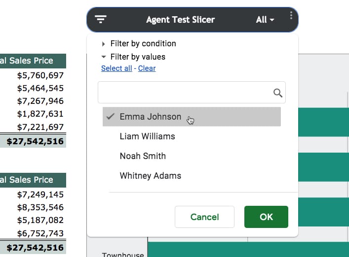 Slicers in Google Sheets Filter Controls for Pivot Tables & Charts