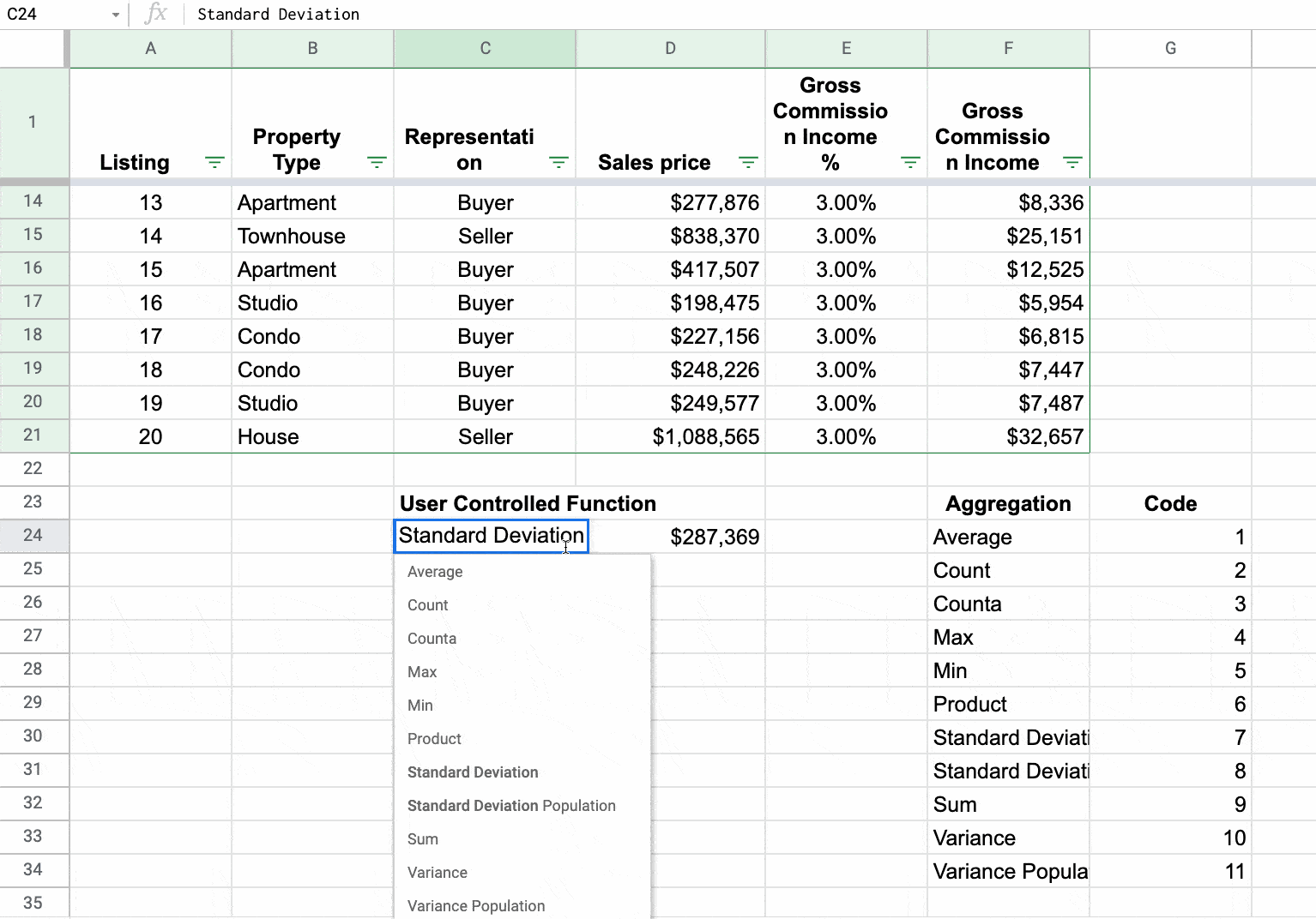 SUBTOTAL Function in Google Sheets The Complete Tutorial