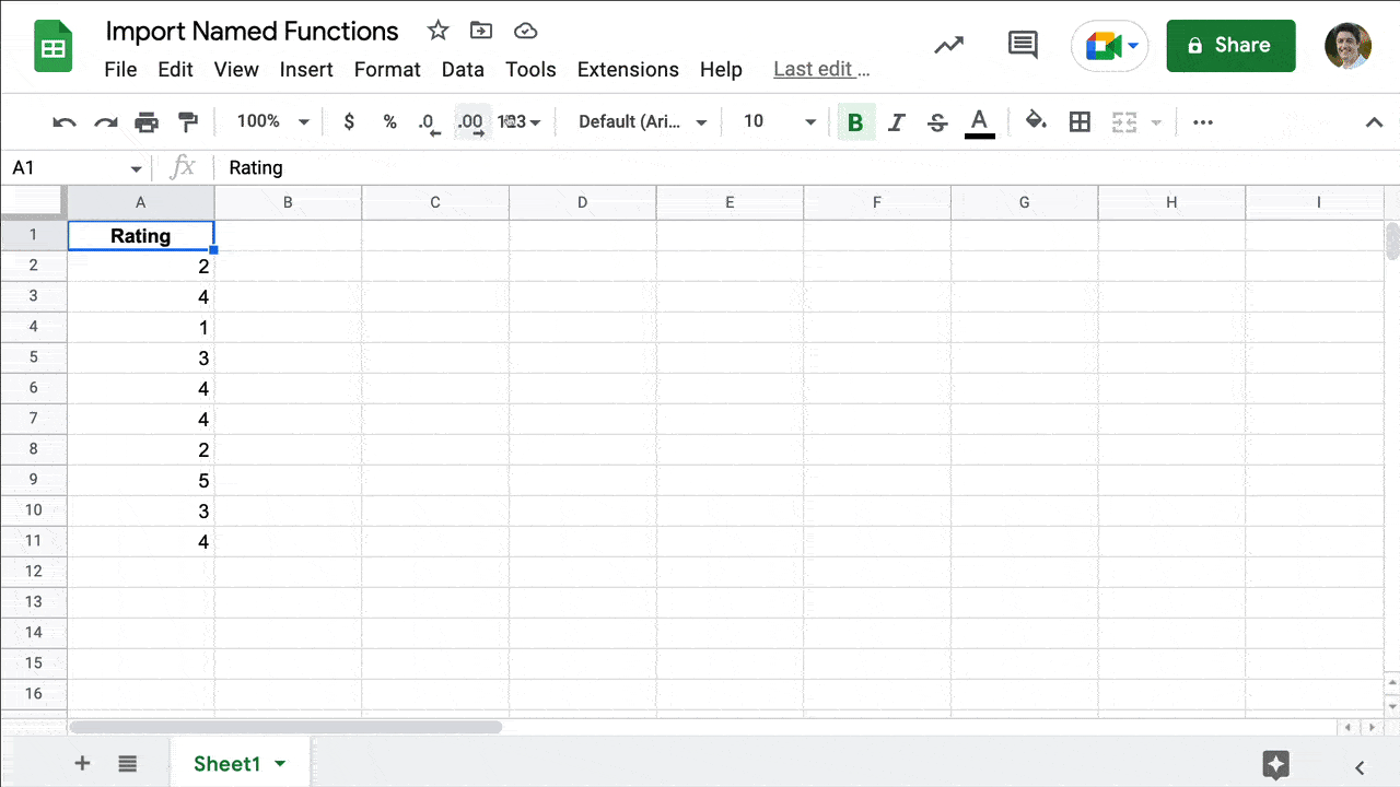 A Guide To Named Functions In Google Sheets