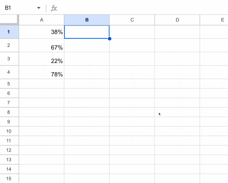 Formula Pie Charts in Google Sheets