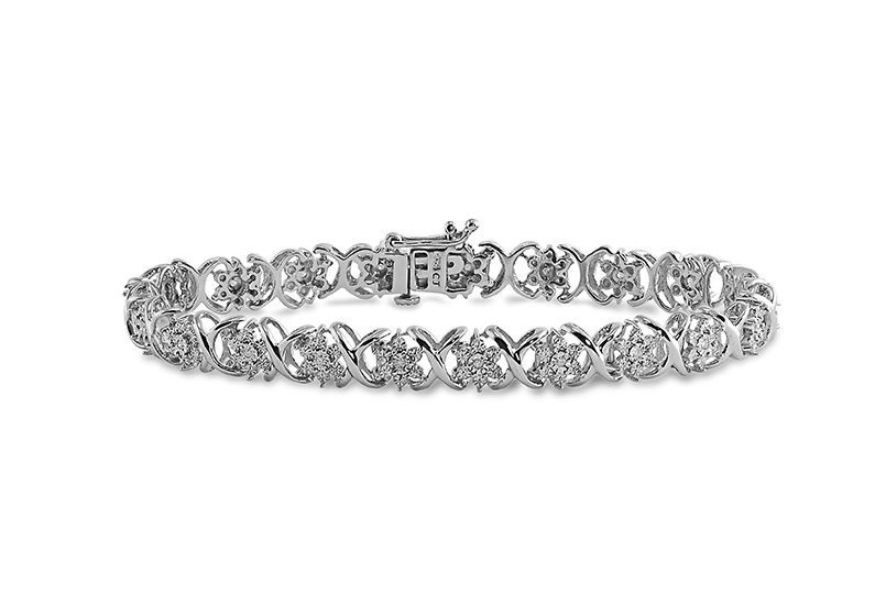 STERLING SILVER SNOWFLAKE BRACELET Ben Moss Jewellers
