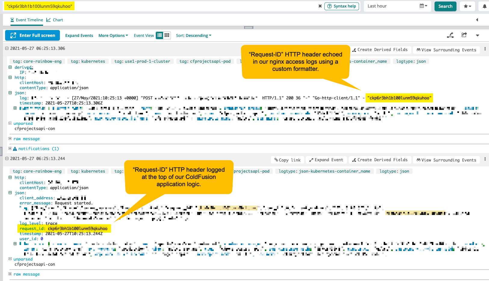 Including Tracing Headers In Nginx 1.18.0 Access Logs Using Custom
