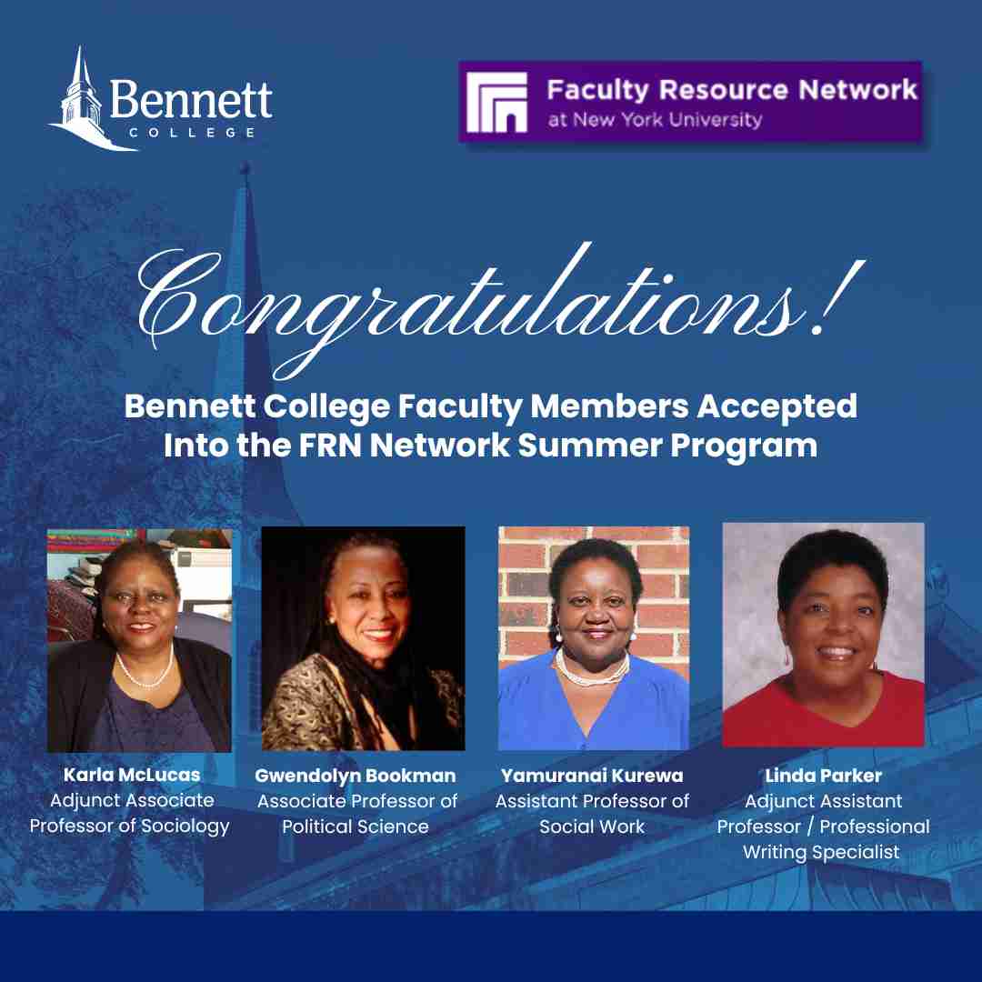 College Faculty Accepted Into the FRN Network Summer Program